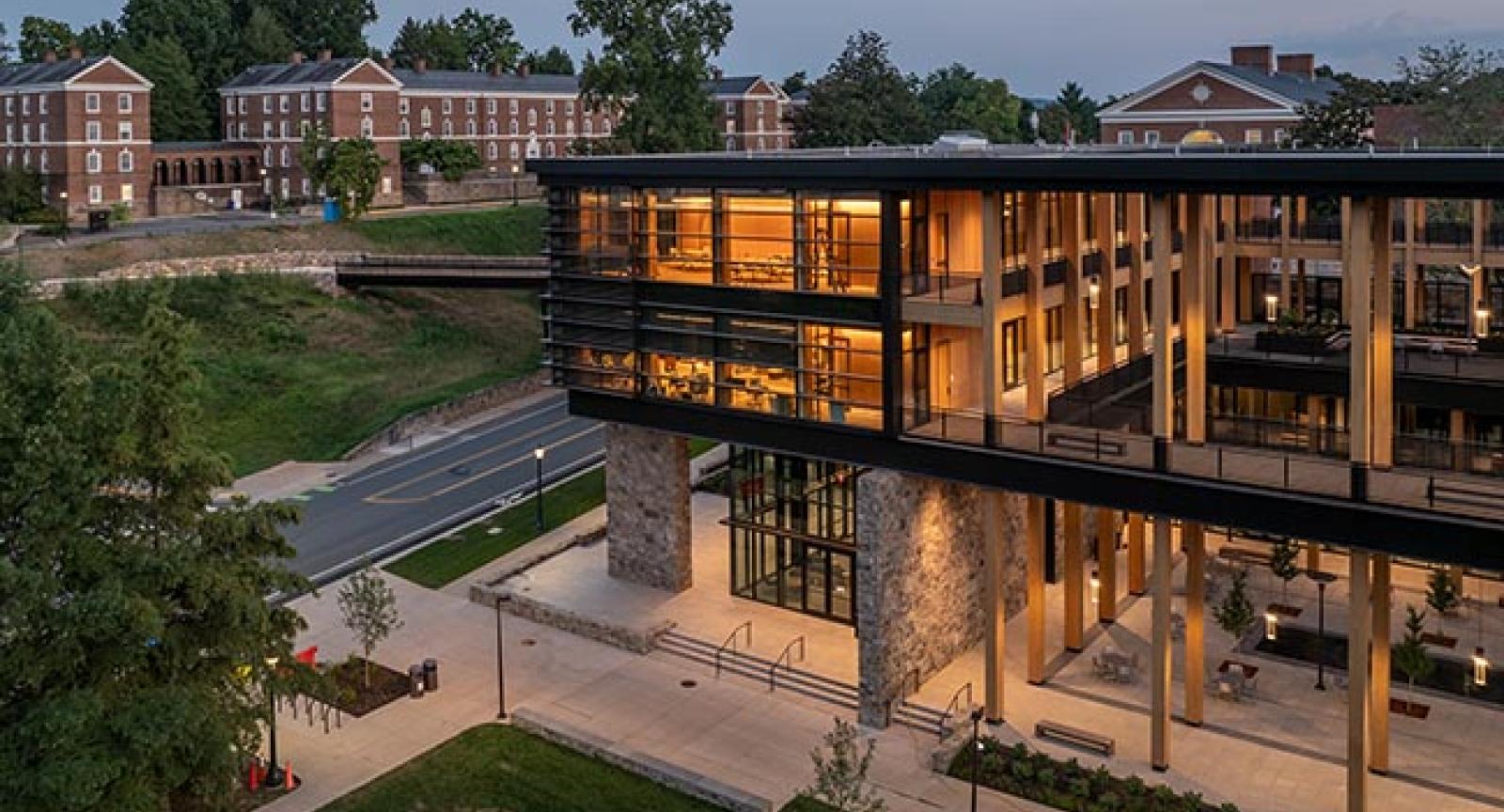 Contemplative Commons Golden Light Brown College