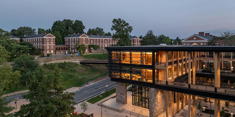 Contemplative Commons Golden Light Brown College