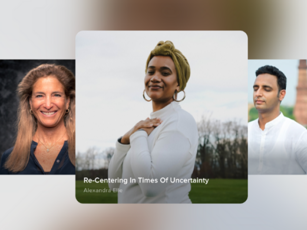 Screenshots of teachers from insight timer