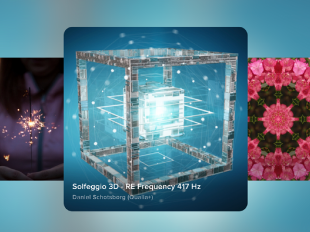 Collage of sound contemplation meditation cover photos