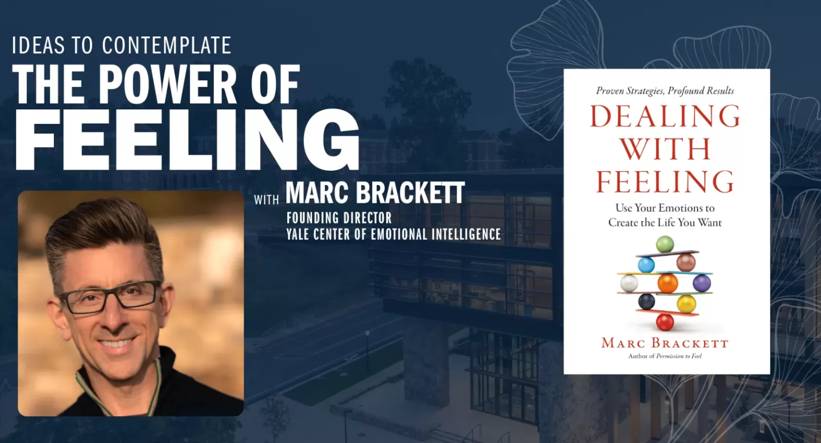 Power of Feeling poster showing author and book cover