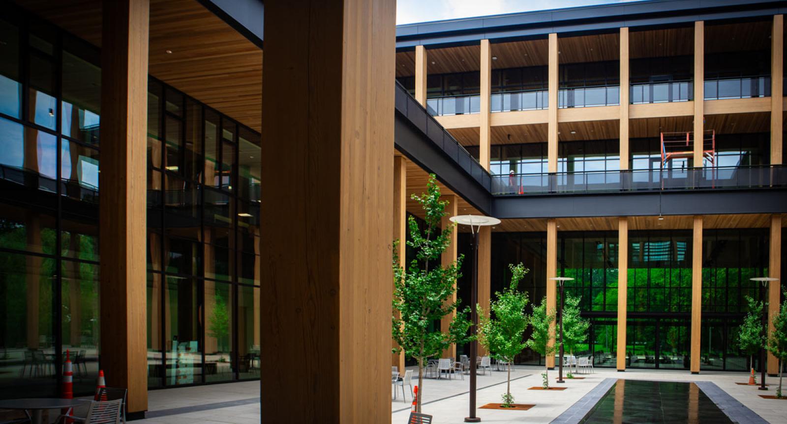 Central Courtyard at the Contemplative Commons (Photo by Steve Hedberg)
