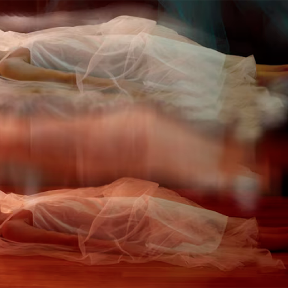 image of sleeper lying 