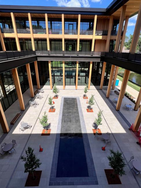 Courtyard in the Contemplative Commons