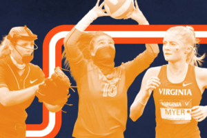 Collage of UVA sport-women