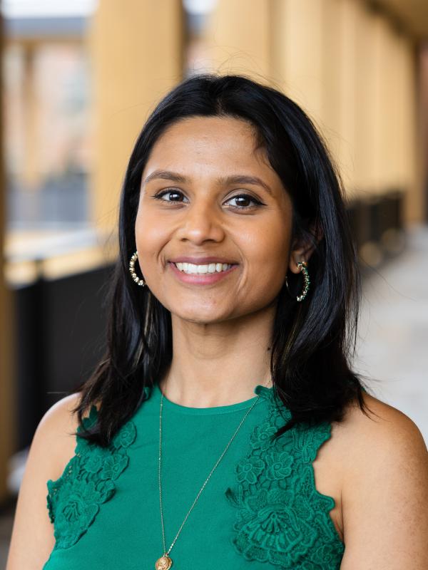 Nehali Patel headshot taken by Tom Daly in the Contemplative Commons