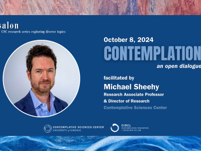 Poster for Salon talk on Contemplation by Michael Sheehy